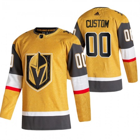 Herren Eishockey Vegas Golden Knights Trikot Custom 2020-21 Ausweich Authentic